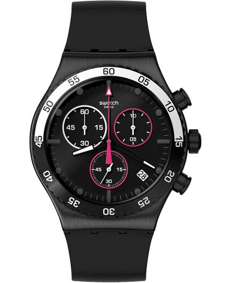 Часы Swatch I New Chrono YVB413 — мужские, черный