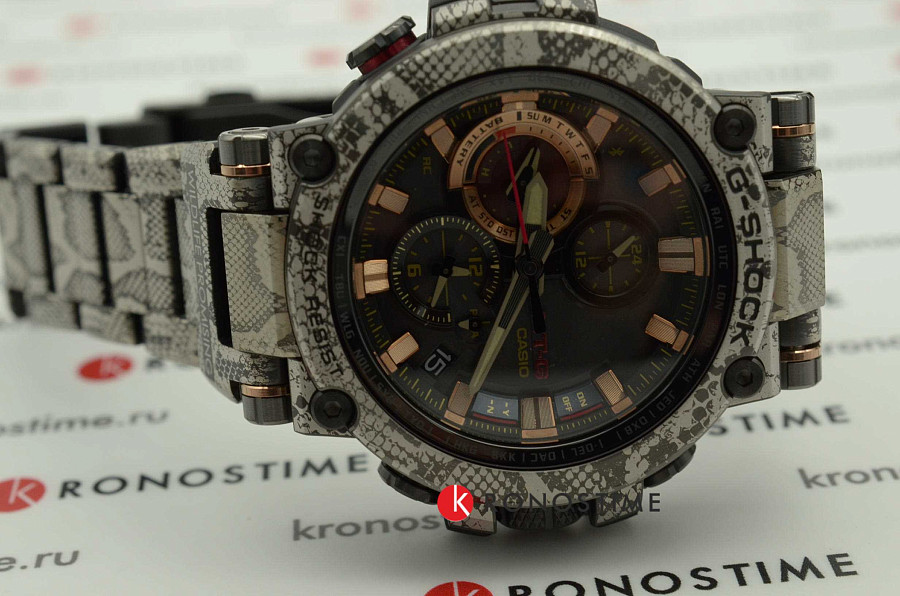 Часы Casio G-Shock Premium MTG-B1000WLP-1A — сталь пластик, Япония