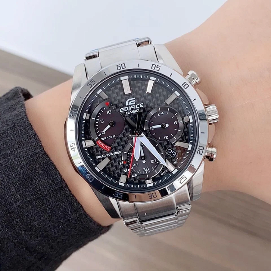 Часы Casio Edifice EQS-930D-1A — металл сталь, Япония