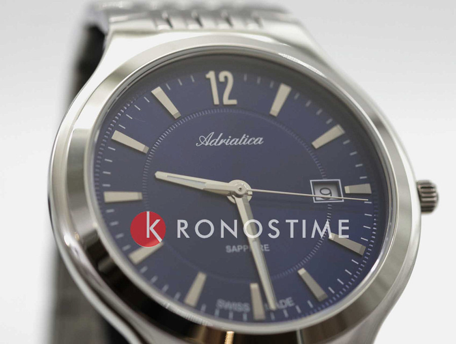 Часы Adriatica Premiere A8296.5155Q — кварцевые, сталь металл