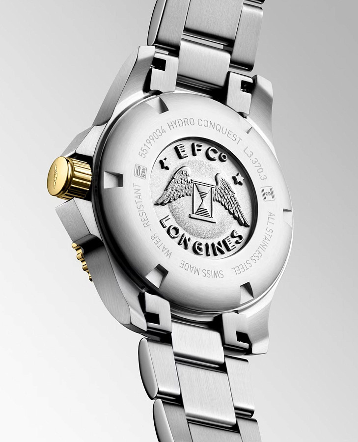 Часы Longines HydroConquest L3.370.3.87.6 — керамика сталь металл, Швейцария