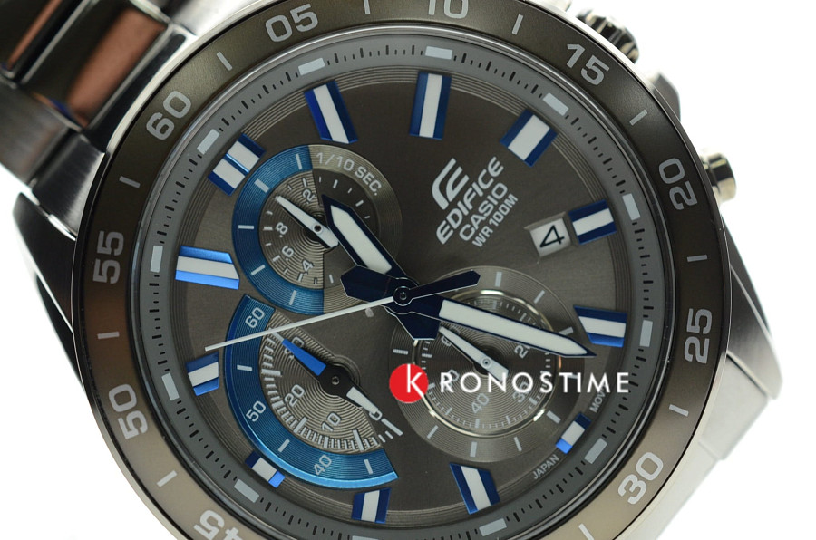 Часы Casio Edifice EFV-550GY-8A — сталь с ip покрытием, мужские