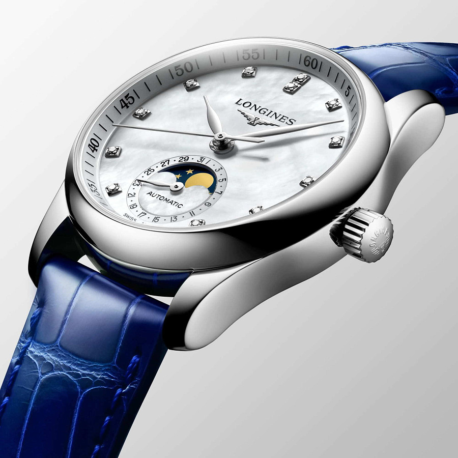 Часы Longines Master Collection L2.409.4.87.0 — перламутровый, сталь металл
