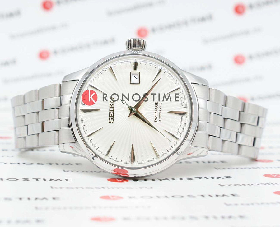 Часы Seiko Presage Cocktail Time SRPG23J1 — механические, металл сталь