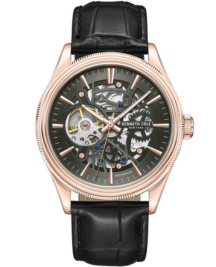 Часы Kenneth Cole Mechanical KCWGE0048904 — мужские, черный