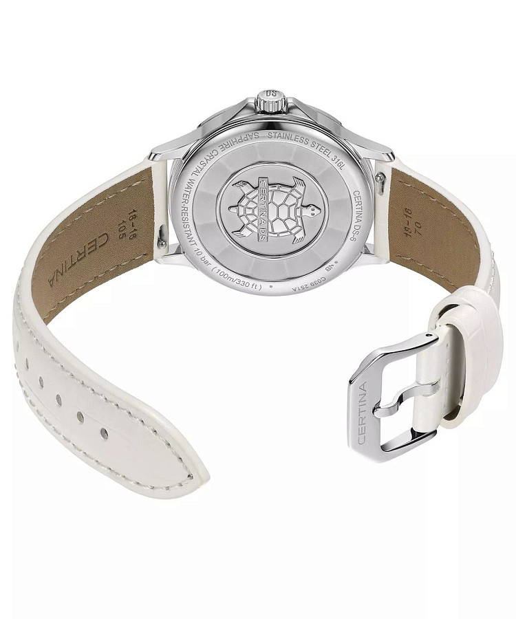 Часы Certina DS-6 Lady C039.251.16.116.00 — женские, белый