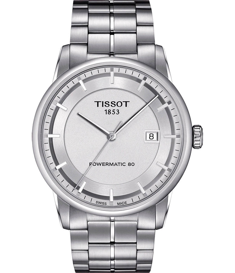 Часы Tissot Luxury Powermatic 80 T086.407.11.031.00 — мужские, серебристый