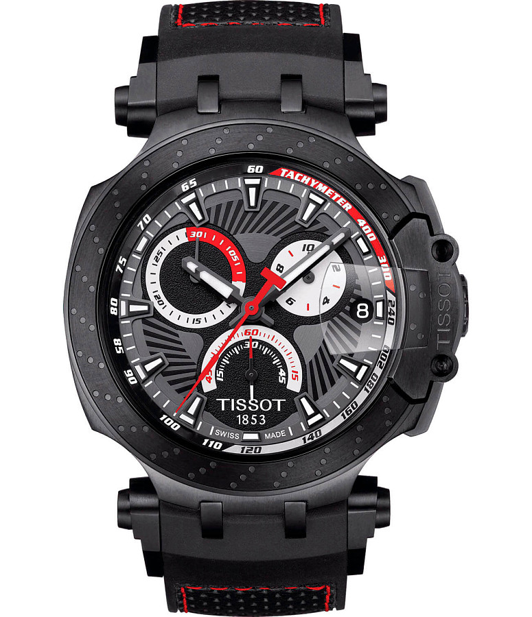 Часы Tissot T-Race Jorge Lorenzo T115.417.37.061.01 — мужские, черный