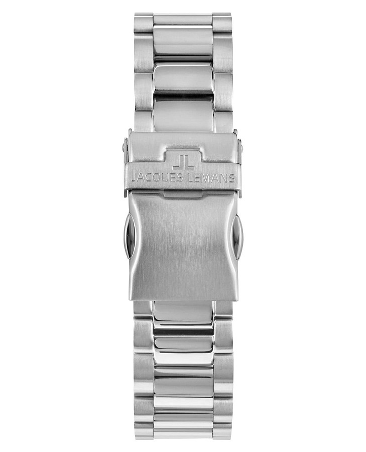Часы Jacques Lemans Hybromatic 1-2170K — кварцевые, металл сталь