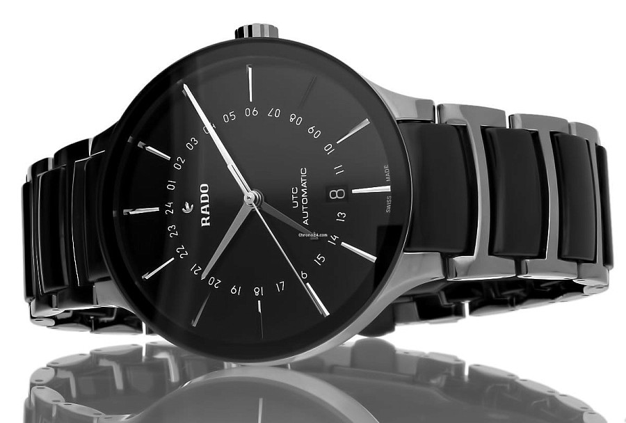 Часы Rado Centrix R30166152 — сталь + высокотехнологичная керамика, мужские