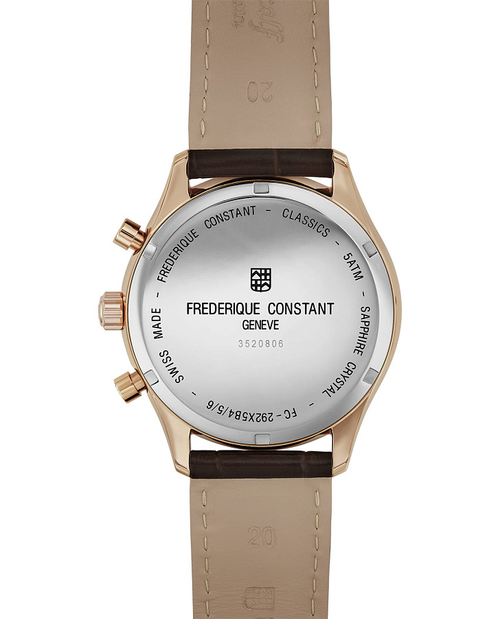 Часы Frederique Constant Classics Quartz Chronograph FC-292MV5B4 — сталь металл, Швейцария