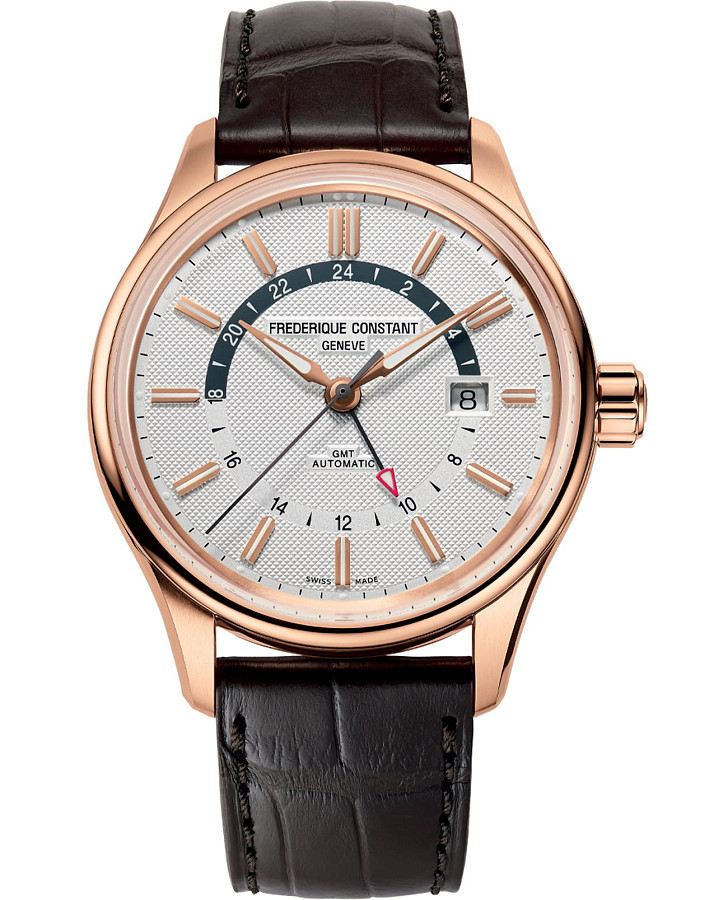 Часы Frederique Constant Yacht Timer GMT FC-350VT4H4 — мужские, белый