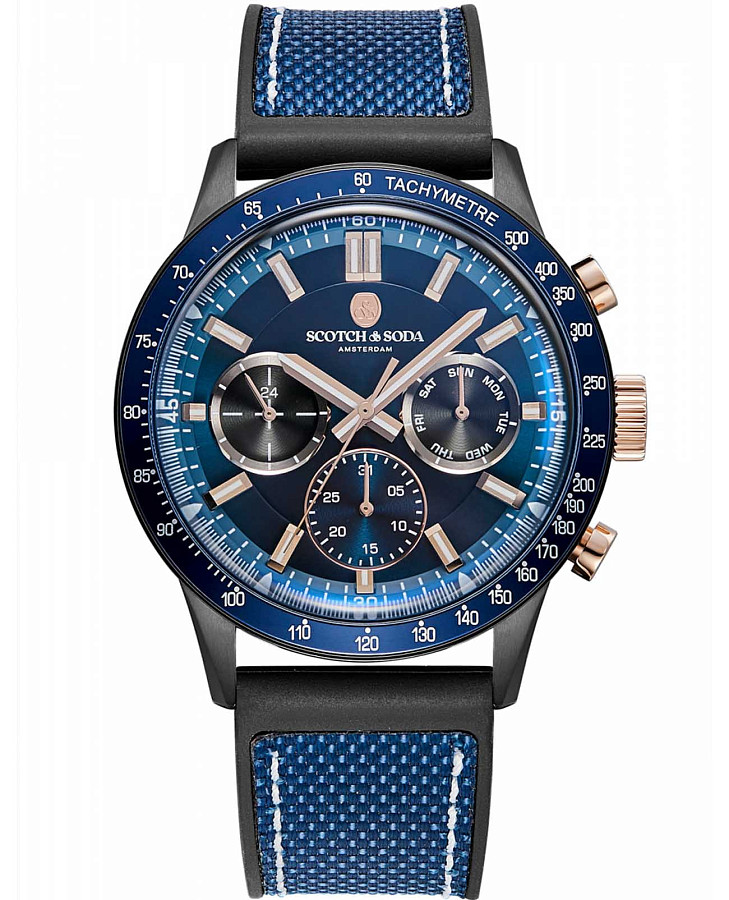 Часы Scotch&Soda SSM.105B — мужские, синий