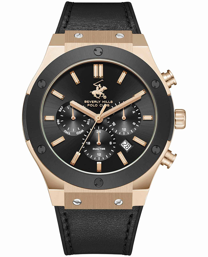 Часы Beverly Hills Polo Club BP3690X.451 — мужские, черный