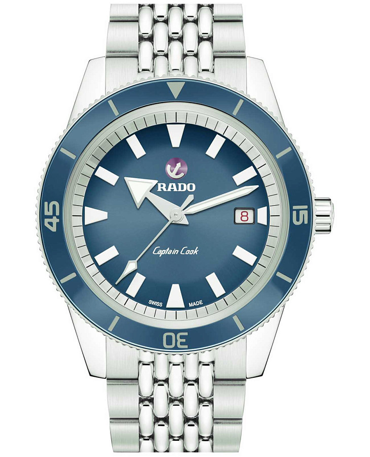 Часы Rado Captain Cook Automatic R32504408 — мужские, синий