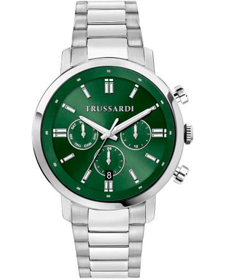 Часы Trussardi T-Couple R2453147016 — мужские, зеленый