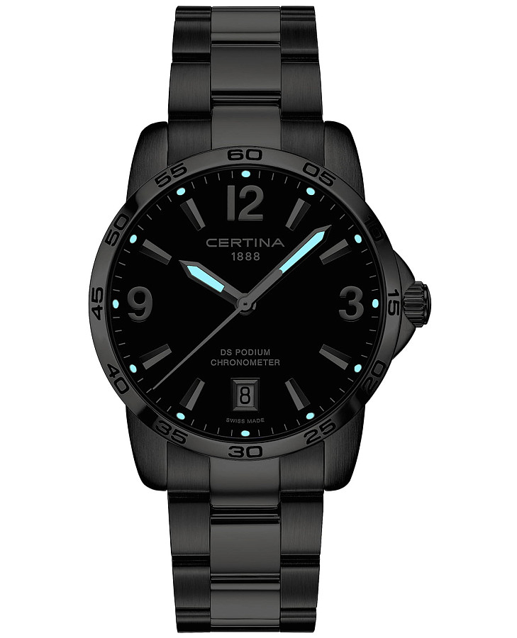 Часы Certina DS Podium 40mm C034.451.11.057.00 — кварцевые, металл сталь