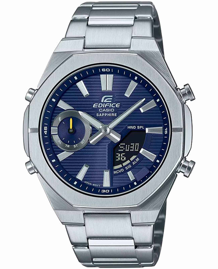 Часы Casio Edifice ECB-S10D-2A — мужские, синий