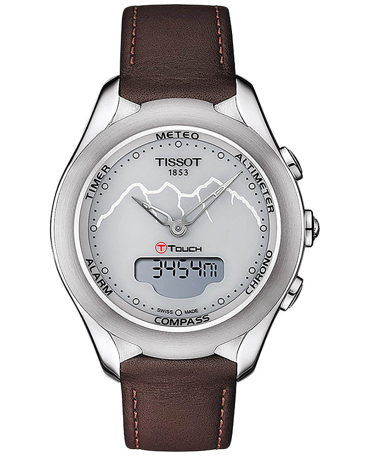 Часы Tissot T-Touch Lady Solar Jungfraubahn T075.220.16.011.10 — женские, белый