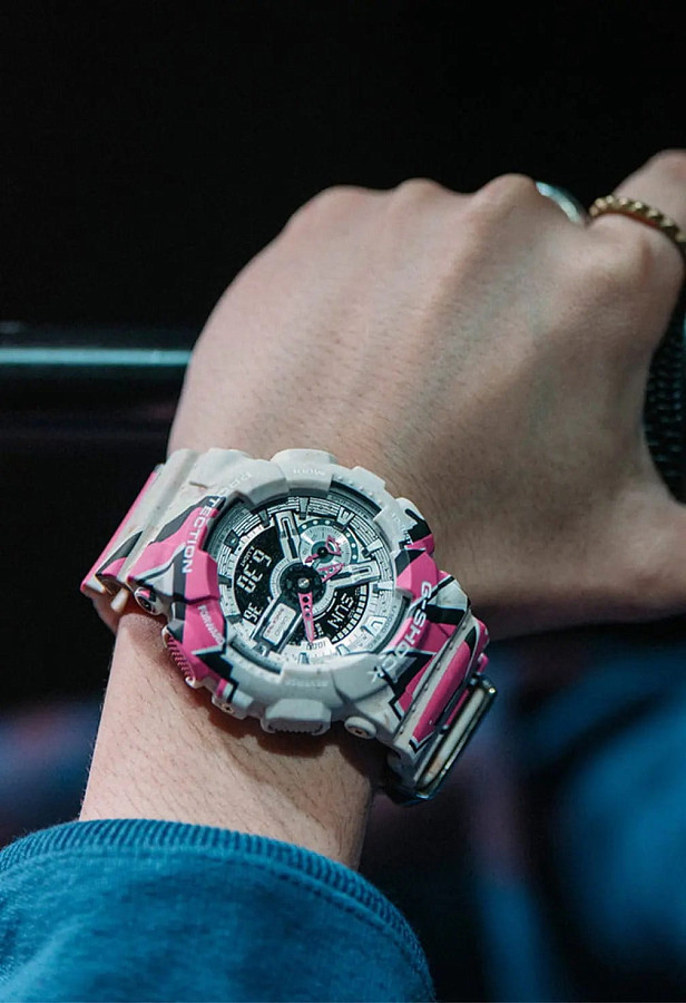 Часы Casio G-Shock GA-110SS-1ADR (GA-110SS-1A) — электронные, пластик