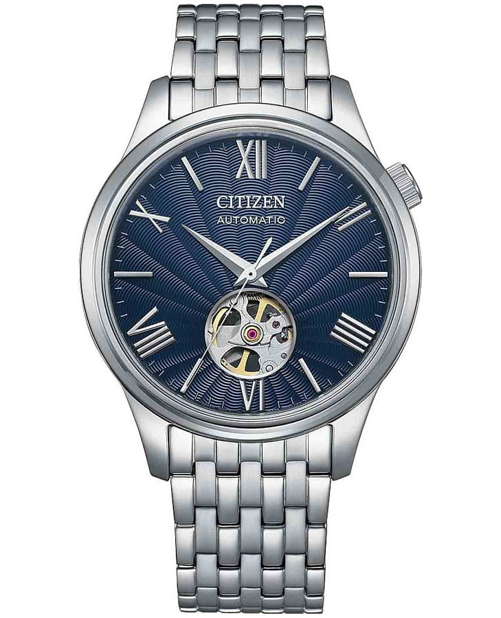 Часы Citizen Automatic NH9130-84L — мужские, синий