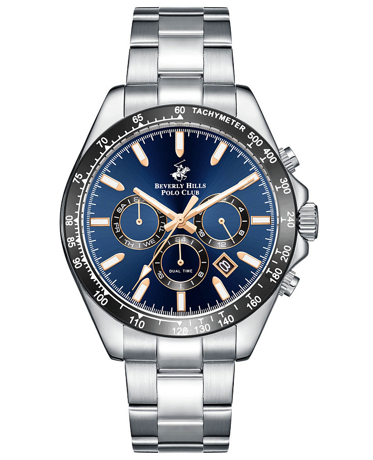 Часы Beverly Hills Polo Club BP3127X.391 — мужские, синий