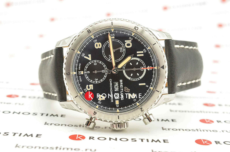 Часы Breitling Aviator 8 Chronograph 43 A13316101B1X1 — Швейцария, механические