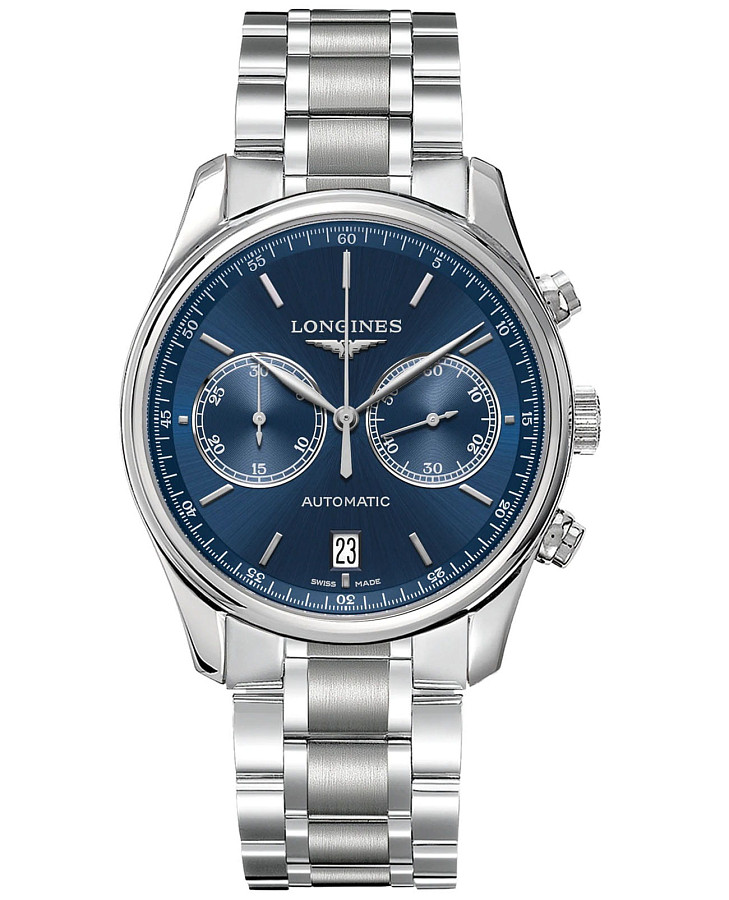 Часы Longines Master Collection L2.629.4.92.6 — мужские, синий