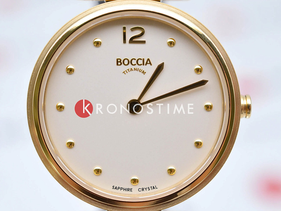 Часы Boccia Titanium Circle-Oval 3349-04 — титан, Германия