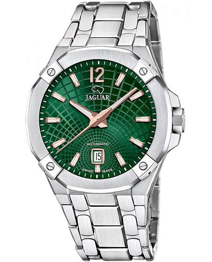 Часы Jaguar Diplomatic J1029/3 — мужские, зеленый