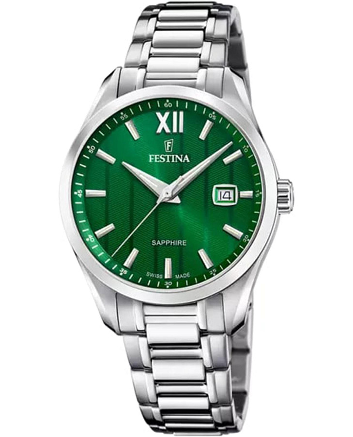 Часы Festina Classics F20026/3 — мужские, зеленый
