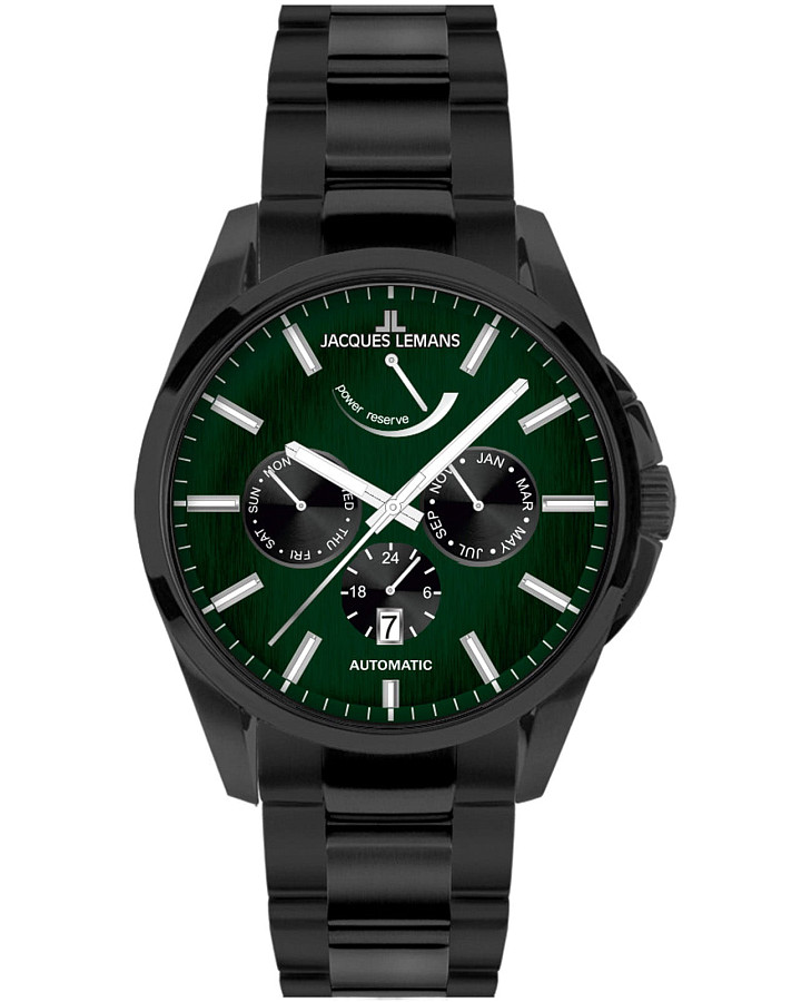 Часы Jacques Lemans Derby 1-2204B — мужские, зеленый