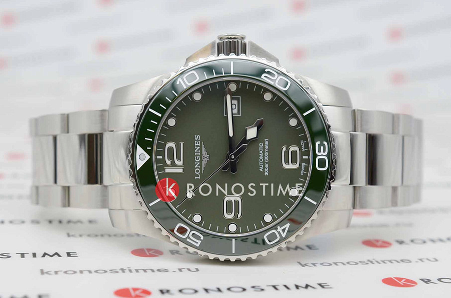 Часы Longines HydroConquest L3.781.4.06.6 — механические, сталь металл