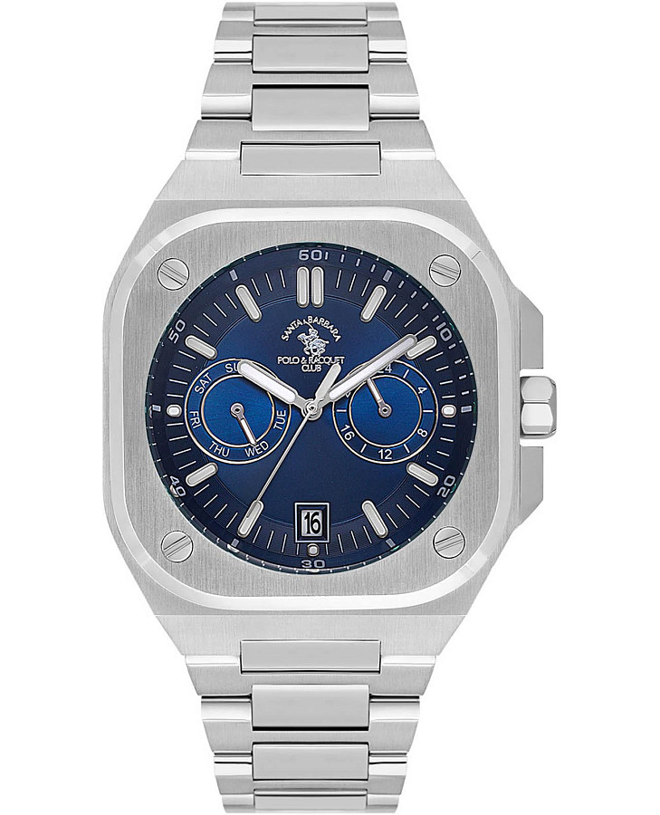 Часы Santa Barbara Polo & Racquet Club Luxury SB.1.10576-2 — мужские, синий