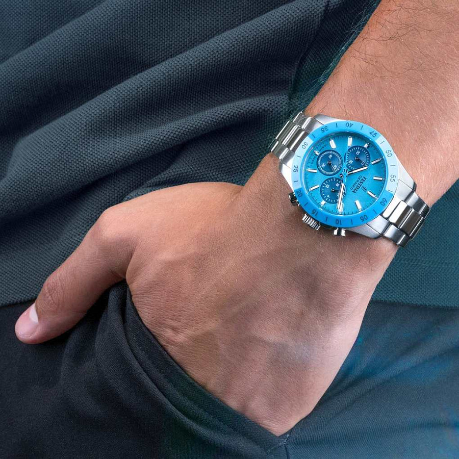 Часы Festina Ceramic F20693/3 — кварцевые, металл сталь