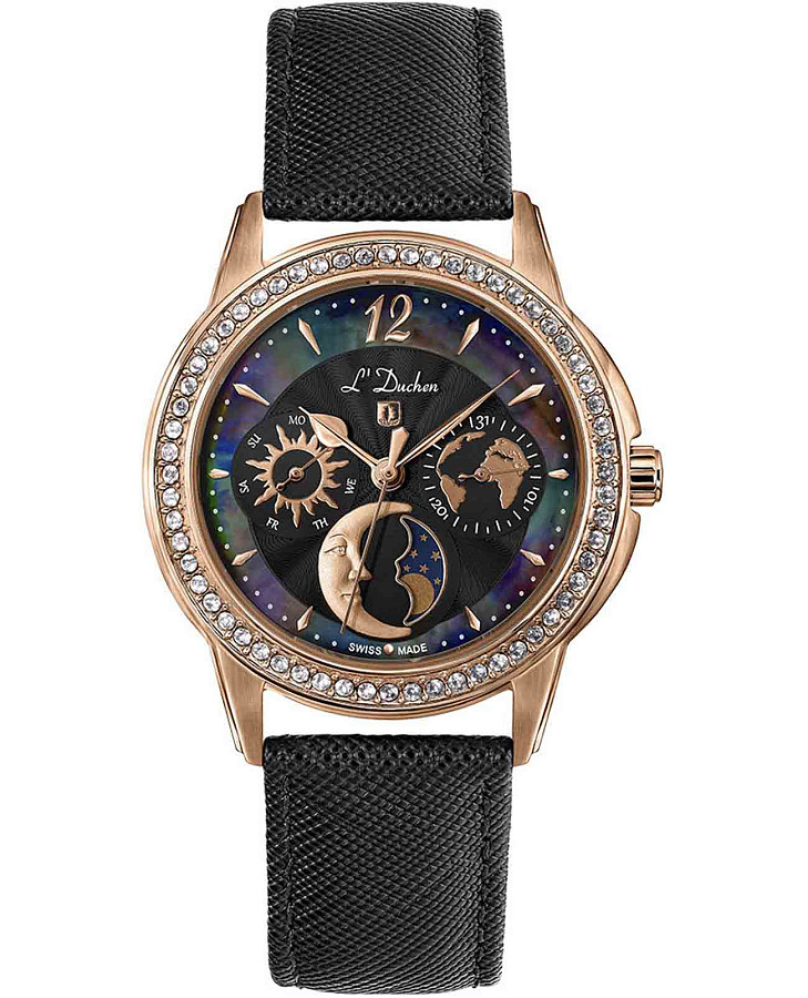 Часы L'Duchen Celeste D 737.41.31 — женские, черный