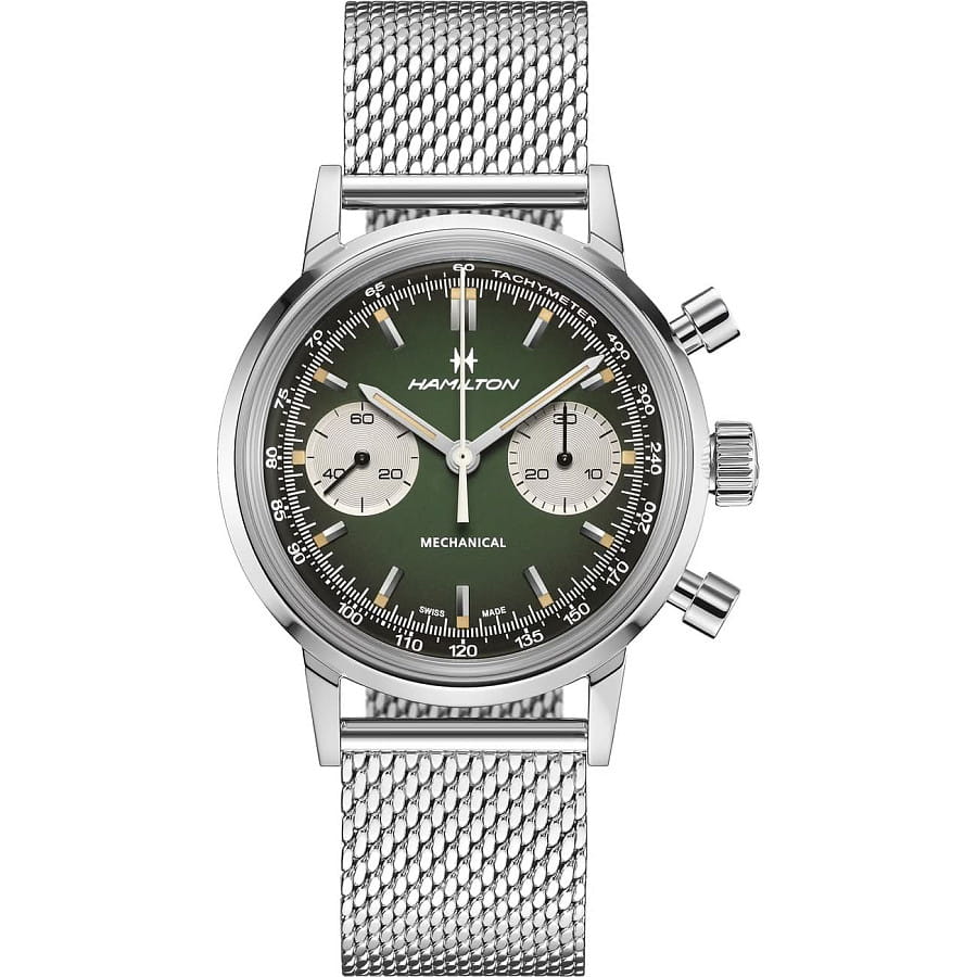 Часы Hamilton American Classic Intra-Matic Chronograph H H38429861 — сталь металл, Швейцария