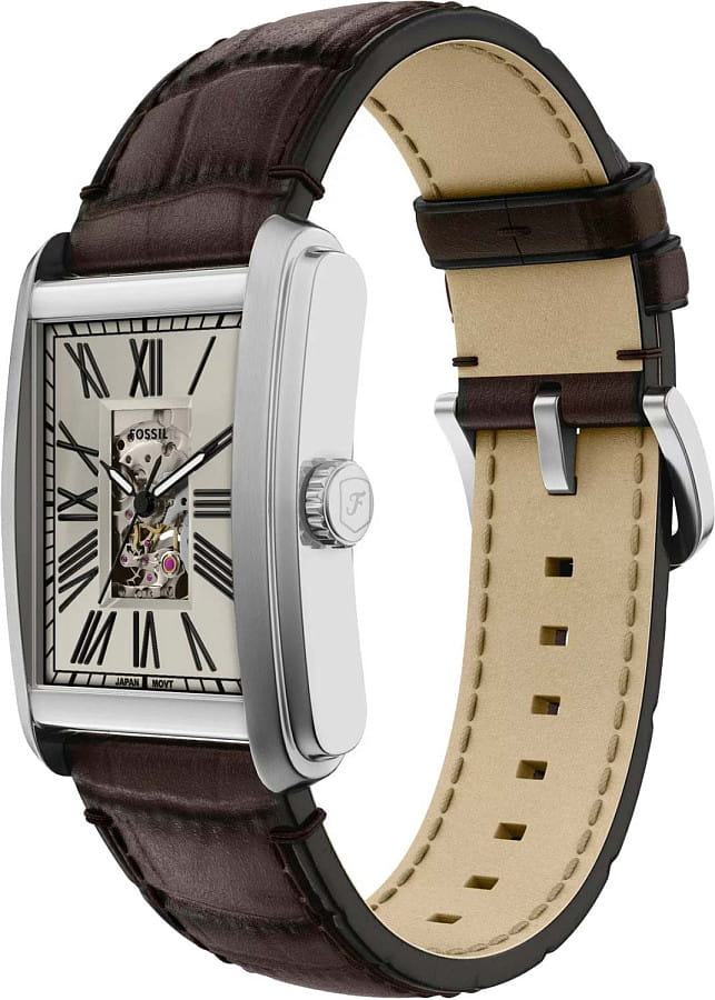 Часы Fossil Carraway ME3272 — механические, сталь металл