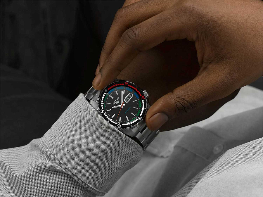 Часы Seiko 5 Sports SRPK13K1 — механические, сталь металл
