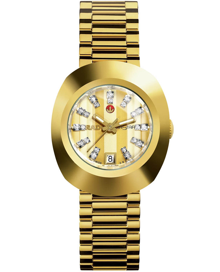 Часы Rado The Original Automatic R12416803 — женские, золотистый