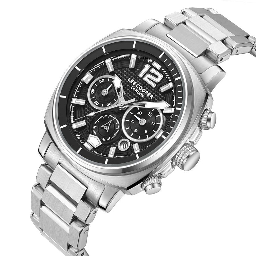Часы Lee Cooper LC08194.350 — кварцевые, суперметалл металл