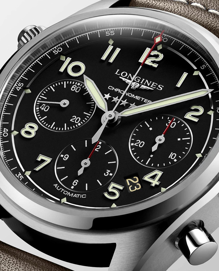 Часы Longines Spirit L3.820.4.53.0 — Швейцария, механические