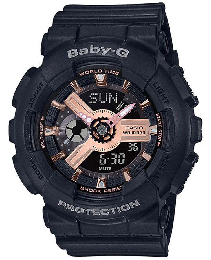Часы Casio Baby-G BA-110RG-1AER — женские, черный