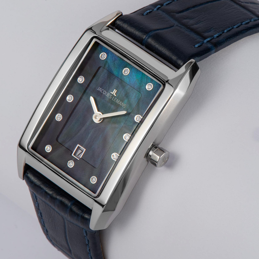 Часы Jacques Lemans 1-2189C — кварцевые, металл сталь