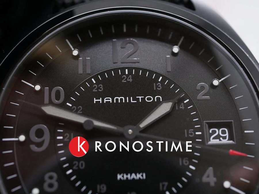 Часы Hamilton Khaki Field Quartz H68401735 — кожаный, мужские