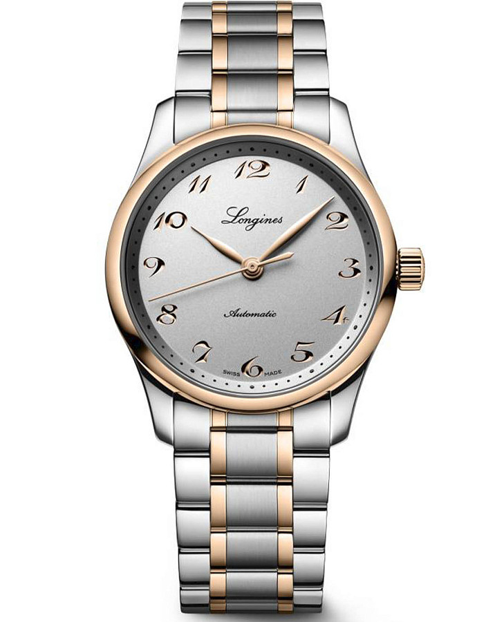 Часы Longines Master Collection L2.357.5.70.7 — женские, серый