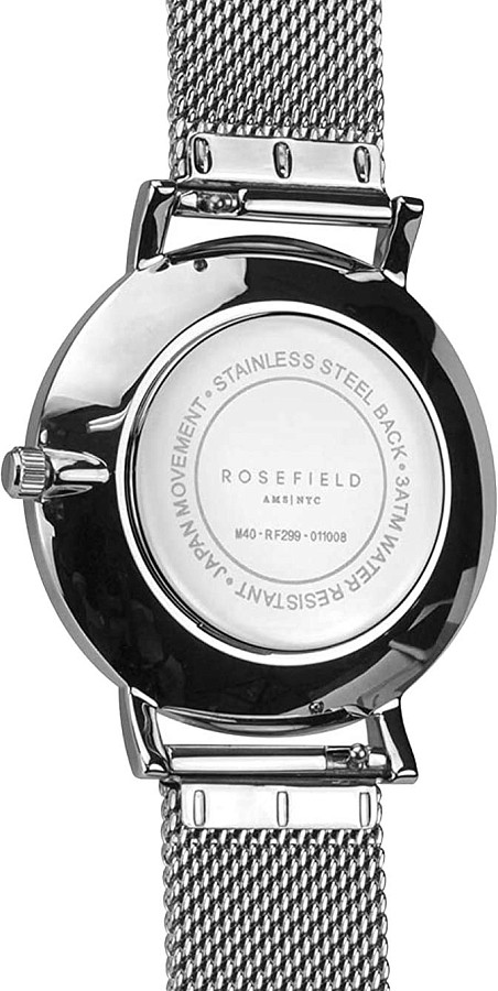Часы Rosefield The Mercer MWS-M40 — белый, сталь металл