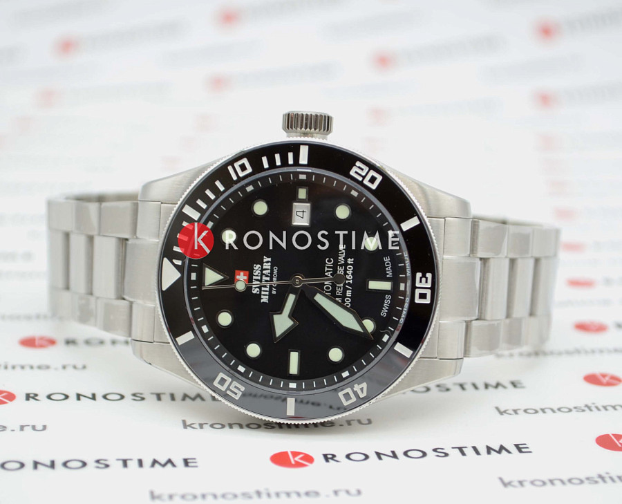 Часы Swiss Military by Chrono Diver SMA34075.01 — Швейцария, механические
