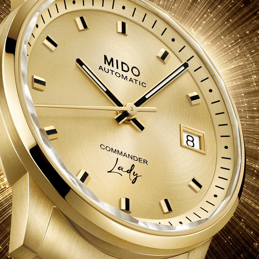 Часы Mido Commander Lady M021.207.33.021.00 — Швейцария, механические