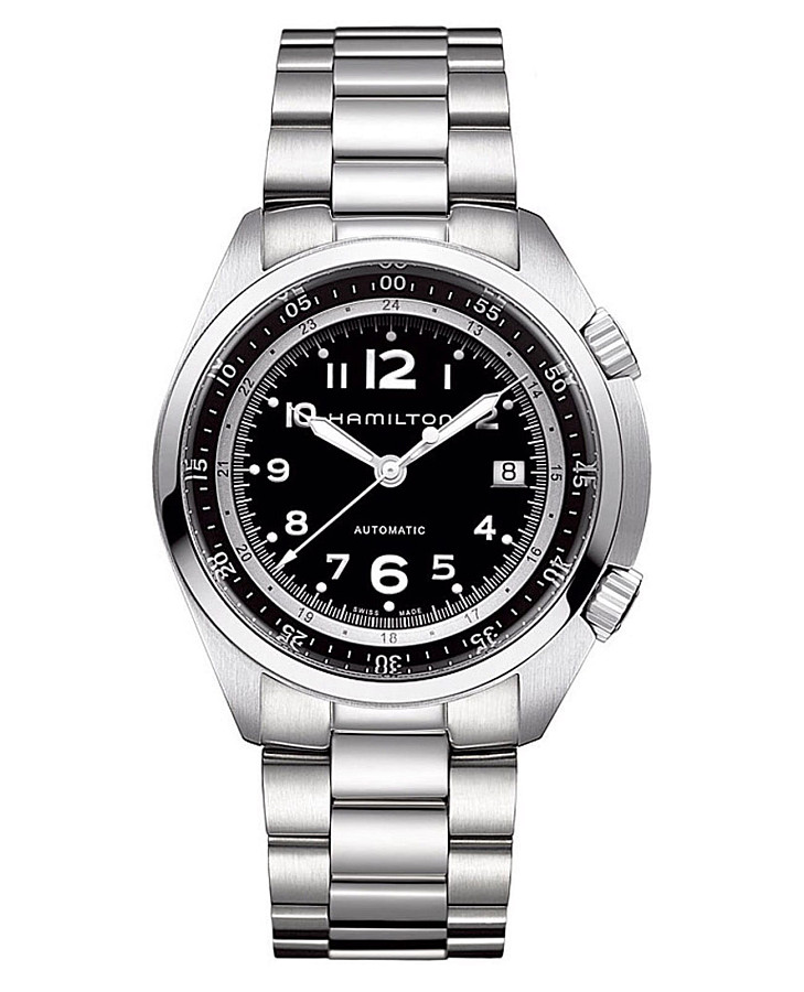 Часы Hamilton Khaki Aviation Pilot Pioneer Auto H76455133 — мужские, черный